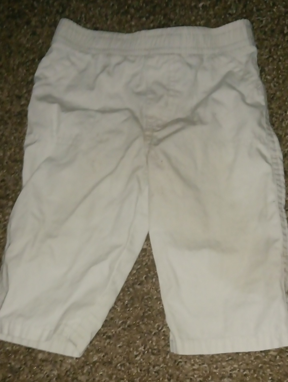 Kids White Elastic Waist Bottoms-koalaBaby